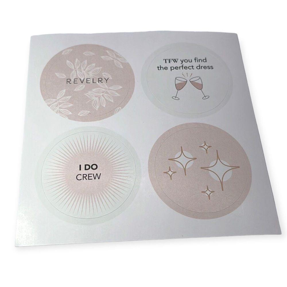 NWT Revelry stickers 4 pack